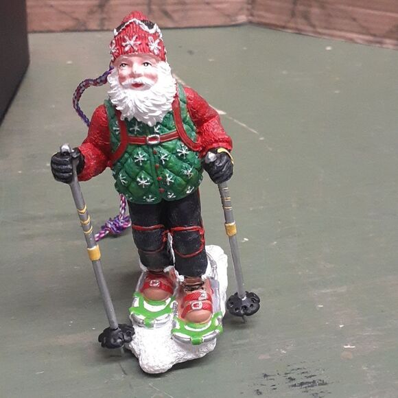 Skiing Santa's, Snowmen, & moose - Picture 9 of 13